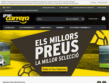Tablet Screenshot of grupcarrera.com